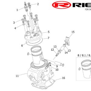 CYLINDER AND CYLINDER HEAD ASSEMBLY
