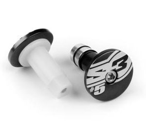 Handlebar End Enduro Black Measure Ø12