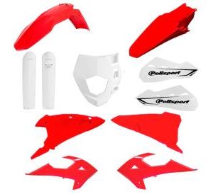 Complete Plastic Kit MR White/Red