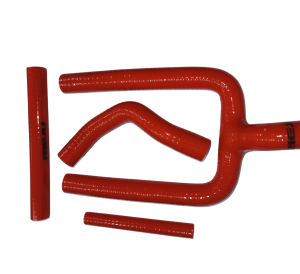RED SILICONE HOSE KIT MR300i WITHOUT THERMOSTAT