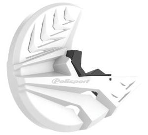 Polisport Disc and Bottom Fork Protector White