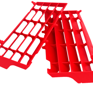 Radiator Louvers Kit Red